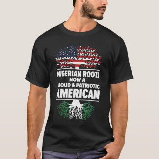 ナイジェリ生まれア・ナイジェリア米国市民権 Tシャツ