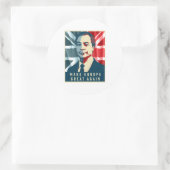 ナイジェルFarage -ヨーロッパを素晴らしく再度させて下さい- - ラウンドシール (バッグ)