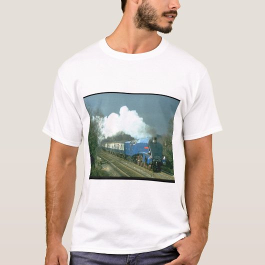 ナイジェルGresley Gresley A4のworks_Steamの列車 Tシャツ (正面)