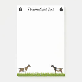 ナイジパーソナライズされたェリア矮乳乳製ヤギ ポストイット