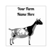 ナイジパーソナライズされたェリア矮乳乳製ヤギ ラバースタンプ (インプリント)