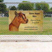 ナイジパーソナライズされたェリア矮乳乳製山羊ショー 横断幕 (インサイチュ)