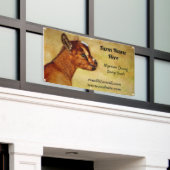 ナイジパーソナライズされたェリア矮乳乳製山羊ショー 横断幕 (ビルの外側)