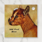 ナイジパーソナライズされたェリア矮乳乳製山羊 フェイバータグ (裏面)