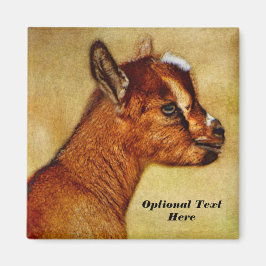 ナイジパーソナライズされたェリア矮乳乳製山羊 マグネット