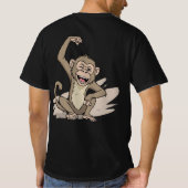 ナイジャ ハッスル モンキー Tシャツ - 運命の引用 (裏面)