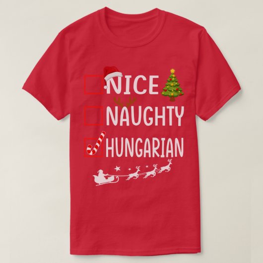 ナイスいけなハンガリー Tシャツ (デザイン正面)