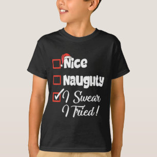 ナイスなおバカさん、クリスマスのおふざけに本気で取り組んだよ 面白い Tシャツ