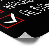 ナイスアルいけなバニアクリスマスアルバニアルーツヘリ ポスター (角)