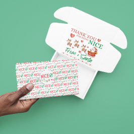 ナイスウィーチェックマーククリスマスティッシュペーパー 薄葉紙