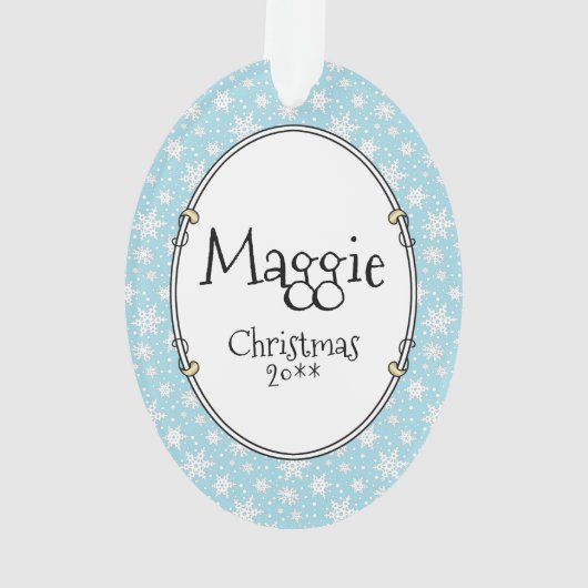 ナイスエンジェル旧英語シェプドッグ(グレー1) – かわいい オーナメント (裏面)