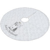 ナイスエンジェル旧英語シェプドッグ(グレー1) – かわいい フリース ツリースカート (アングル)