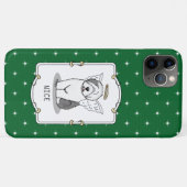 ナイスエンジェル旧英語シェプドッグ(グレー1) – かわいい Case-Mate iPhoneケース (裏面(横))