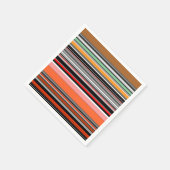 ナイスカラフルストライプ スタンダードカクテルナプキン (角)