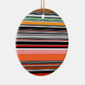 ナイスカラフルストライプ セラミックオーナメント (右)