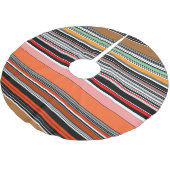 ナイスカラフルストライプ ブラッシュドポリエステルツリースカート (アングル)