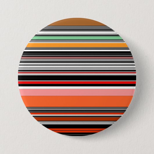 ナイスカラフルストライプ 缶バッジ (正面)