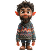 ナイスガイクリスマス小妖精や小人クラフトギフトラベル ギフトタグ