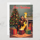 ナイスクリスマスカード – ファイリーおもしろいB シーズンカード (正面/裏面)