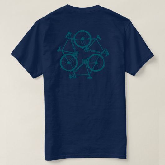 ナイスサイクリング Tシャツ (デザイン裏面)