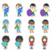 ナイスシェイプカラフル シール (正面)