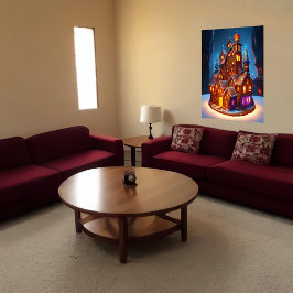 ナイスジンジャーブレッド村 | AI Art ポスター