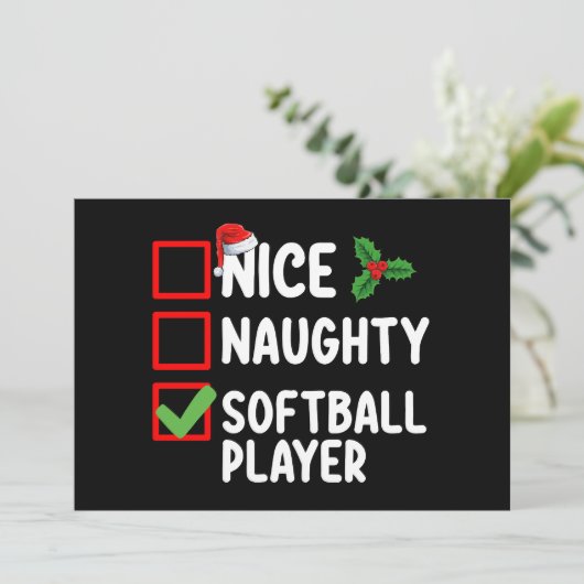 ナイスソフトボいけなールプレイヤーのクリスマスリスト 招待状 (スタンド正面)