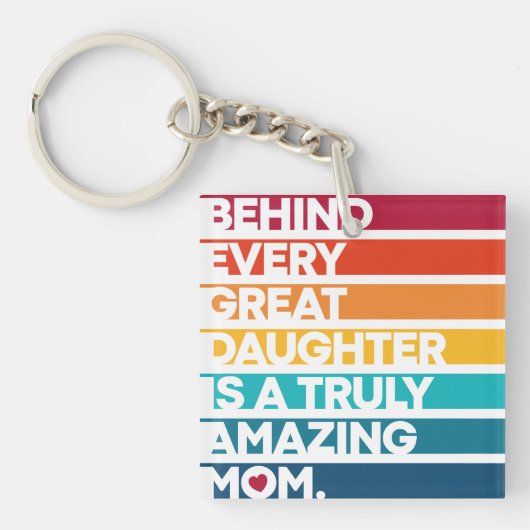 ナイスデザイン表現文字母の日 キーホルダー (正面)