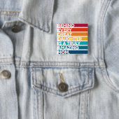 ナイスデザイン表現文字母の日 缶バッジ (インサイチュ)