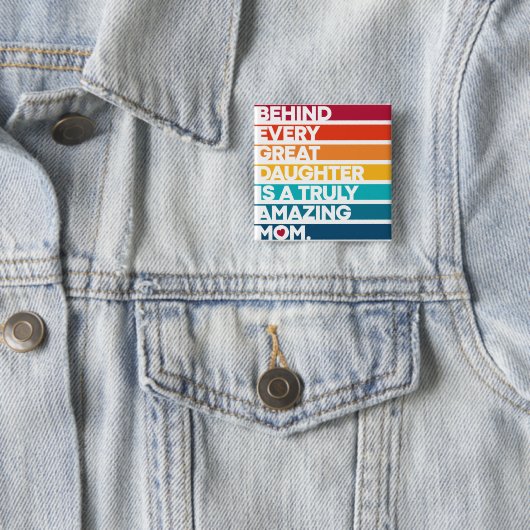 ナイスデザイン表現文字母の日 缶バッジ (インサイチュ)