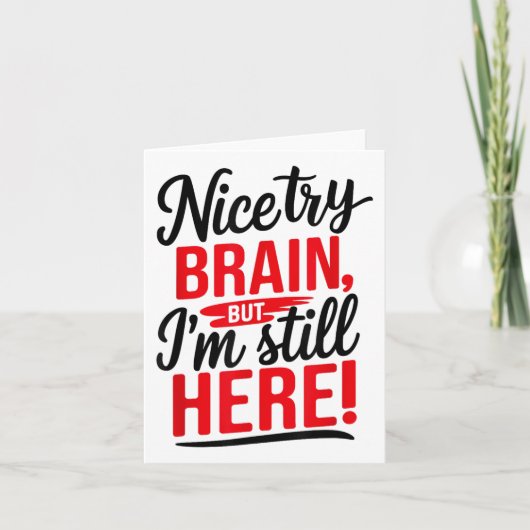 ナイストライ脳、脳卒中の生存者_1 カード (正面)