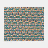 ナイスドッグのチーム フリースブランケット (正面(横))