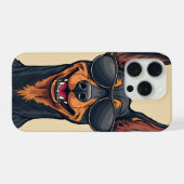 ナイスドバーマンの電話ケース iPhoneケース (裏面横)