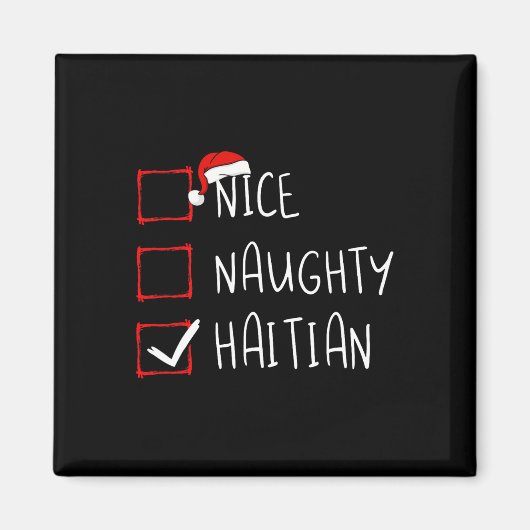 ナイスハイいけなチドクリスマスハイチ伝統ルート マグネット (正面)