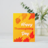 ナイスハッピーサンクスギビング離れwith秋 シーズンポストカード (スタンド正面)