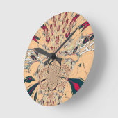 ナイスビューティフルアメージアートデザインデザイン ラウンド壁時計 (傾斜)