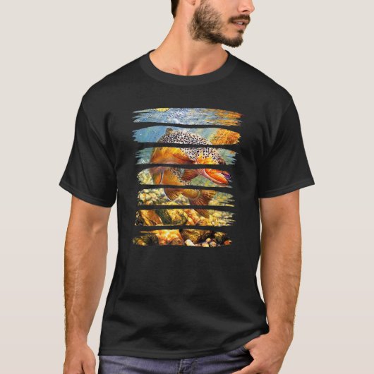 ナイスフィッシュ魚釣り心拍 Tシャツ (正面)