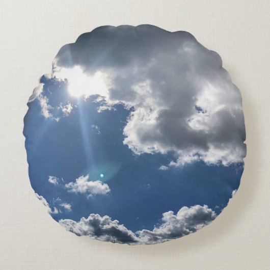 ナイスブライトの日 ラウンドクッション (正面)