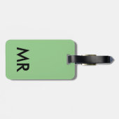 ナイスモノグラム世界旅行セージ ラゲッジタグ (裏面横)