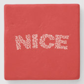 ナイスライス ストーンコースター (正面)