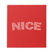 ナイスライス ノートパッド (正面)