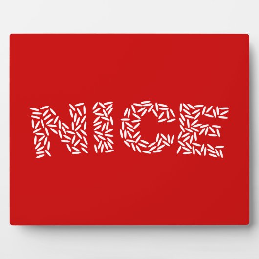 ナイスライス フォトプラーク (正面)