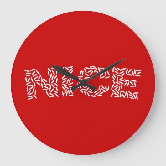 ナイスライス ラージ壁時計 (正面)