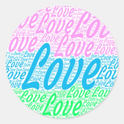 ナイスラウンドステッカー ラウンドシール (正面)