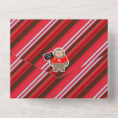 ナイスリストサンタオフィシャル証明書可愛いノベルティ オールインワン招待状 (裏面)