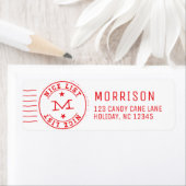 ナイスリストモノグラム赤 ラベル (インサイチュ)