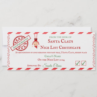 ナイスリスト認定書 シーズンカード