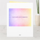 ナイスワスタイリッシュードが回復に役立つグリーティングカード カード (裏面)