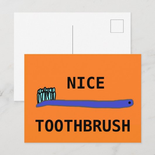 ナイス歯ブラシ ポストカード (正面/裏面)