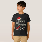 ナイス な ナウティー 67 クリスマス ブレインロット Tシャツ (正面フル)
